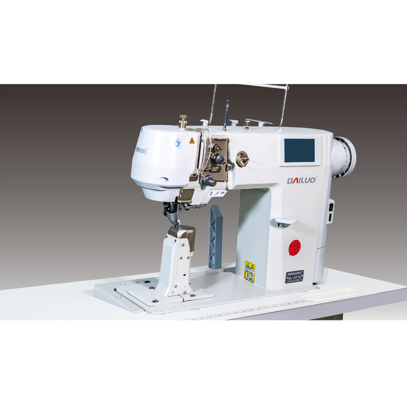 Mesin overlock otomatis sepenuhnya dengan satu jarum, langkah demi langkah, dan dikendalikan oleh komputer.